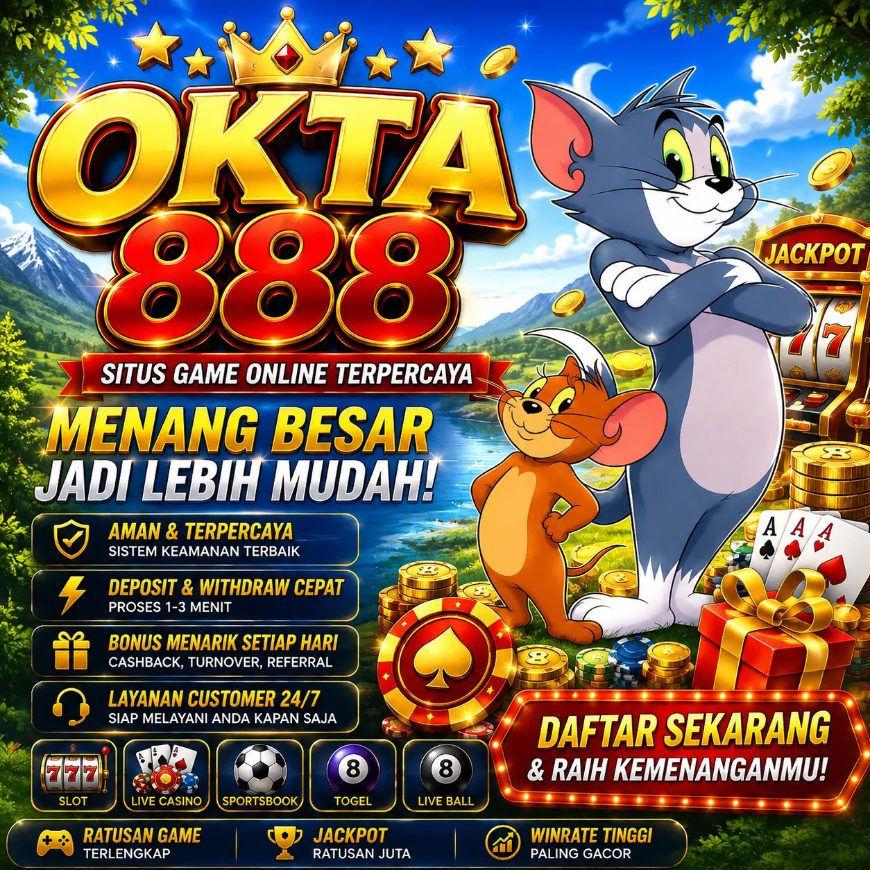 OKTA888 Banner